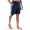 IZOD Men's Cotton Polyester Jersey Sueded Jam Sleep Lounge Short,