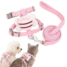 Jasonwell Pechera para Gato Arnes - Arnes para Gato Collar para Perro Ajustable Resistente Correa para Collar para Perro Chico Accesorios Dog Collar （