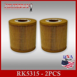 RENKEN (2PCS) RK5315 Engine Oil filters for Volvo s40,s60,s70,s8