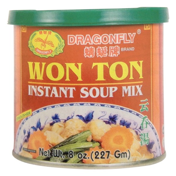 Dragonfly Won Ton Instant Soup Mix, 8 Ounce