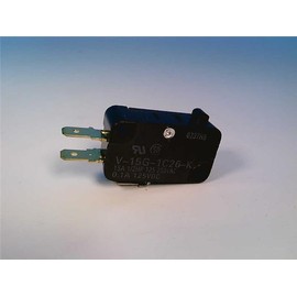 OMRON V-15G-1C26-K SPDT 15A 250V; MICROSWITCH Type:SNAP Action; Actuator Style:PIN Plunger; Operating Force MAX:400GF; Contact Voltage DC NOM:, Micro Switch, PIN Plunger