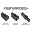Universal Carbon Fiber Extension Pole Center Column 2 Section Extendable