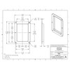 TCH Hardware Steel Recessed Dish - 5" x 7" |