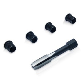 CCLIFE Repair Kit for Spark Plug Thread M8 x 1.0 5-Piece Thread Repair Kit Spark Plug Thread Insert