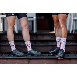 Sox Footwear Valentines Doodles Crew Socks