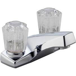 Peerless P40LF-140 Two Handle Centerset Lavatory Faucet - Less Pop-Up in Chrome