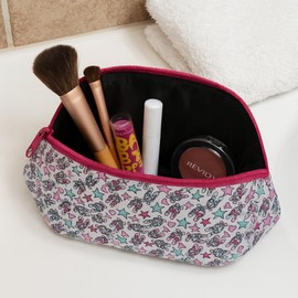 Sportybella Ballet Gifts for Dancers – Pink & Teal Ballet Shoe and Star Cosmetic Bag – Waterproof Travel Toiletry Organizer – Makeup Bag for Girls, Dance Students, and Dance Teachers