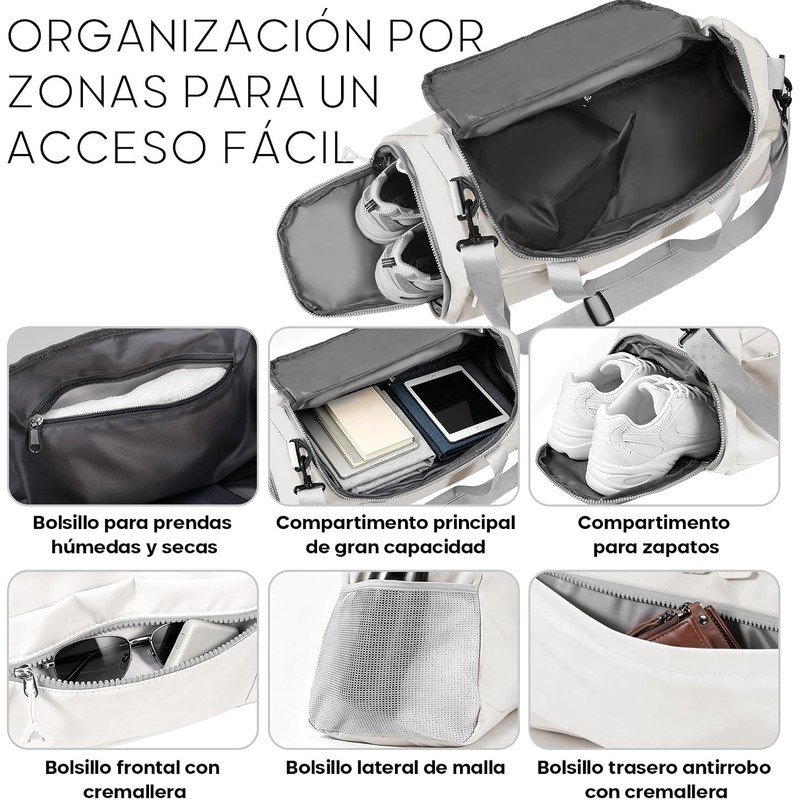 Bolsa de gimnasio SYCYKA Maleta Deportiva 3 en 1 –