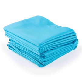 Fluorescent Light Diffuser Covers (Set of 8) Filters Light for Classrooms and Offices - Flame-Retardant Fabric (Tranquil Blue)