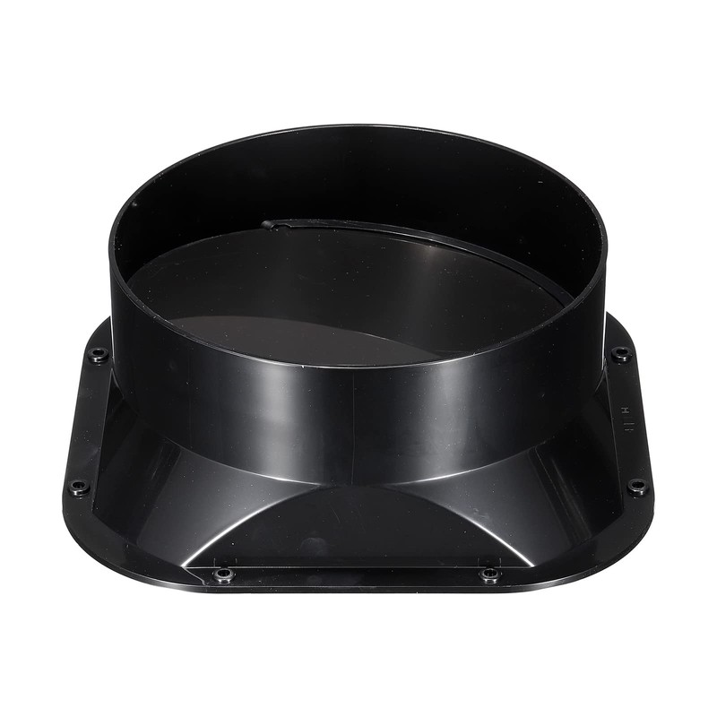 PATIKIL 8 Inch Duct Connector Flange, ABS Square Air Ventilation
