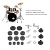 23Pcs Cymbal Felts Sets Stent Tube Clutch Wing Nuts Washer