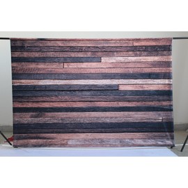 Kate10ft(W) x10ft(H) Dark Wood Photography Backdrop Retro Brown Wooden Photo Background Potrait Photo Studio Props for Photography Free Wrinkle Cotton Cloth