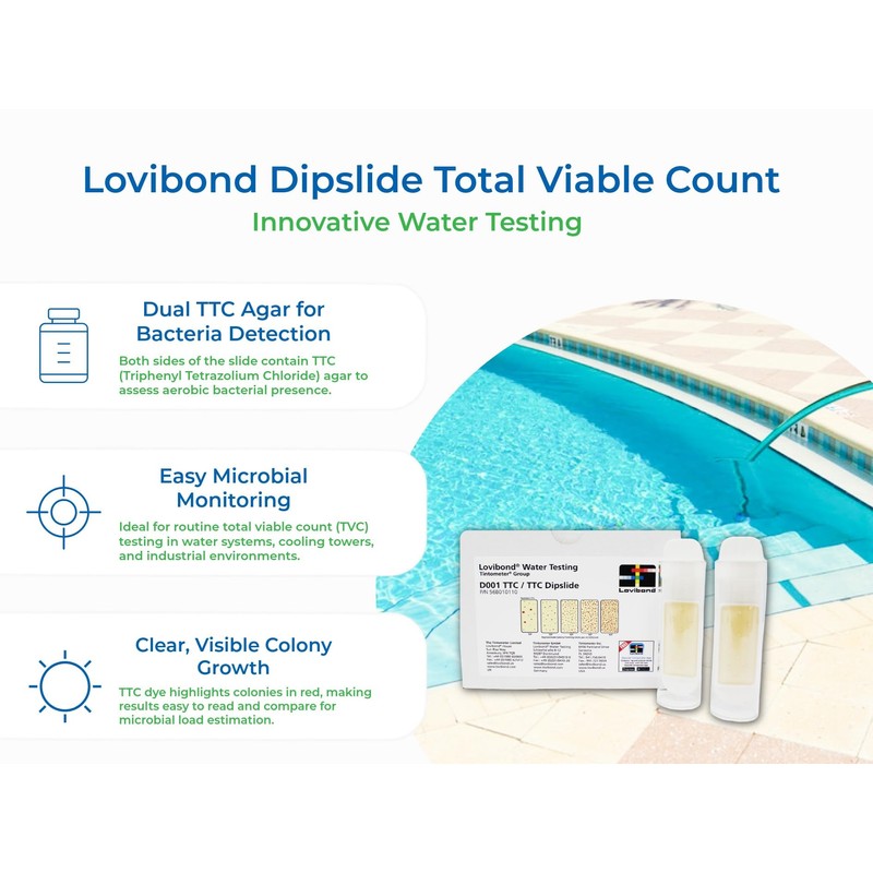 Lovibond - Dipslide D001 TTC/TTC | Total Viable Count Testing