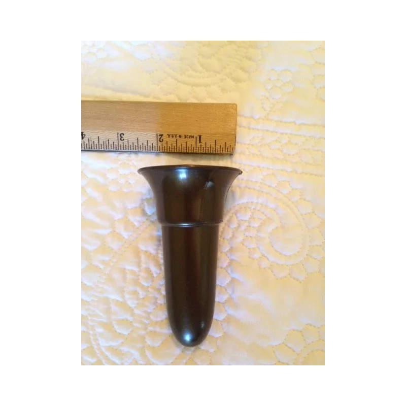 Niche Crypt Mausoleum Vase 4 inch with (Epoxy) Disc Base