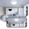 EASY EAGLE LED Ceiling Light, Flat, Round Ceiling Light, 6500