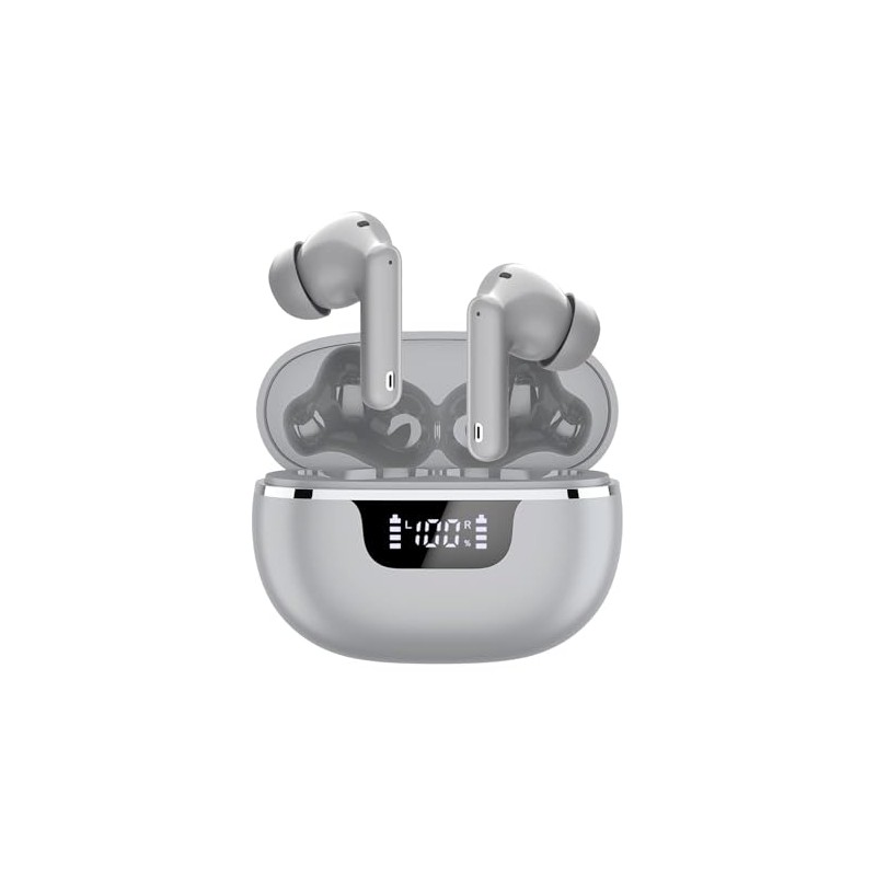 Donerton Wireless Earbuds, Bluetooth 5.4 Headphones with 4 ENC Noise