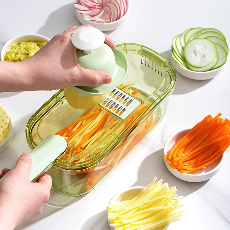 Vegetable Cutter Vegetable Slicers 304 Stainless Steel Transparent Food Chopper