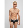 HUGO Men's Hipletter Triplet Pack of 3 Stretch Cotton Briefs