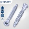 HEXATON Confirmat Screws 5 x 60 mm - Countersunk Hex
