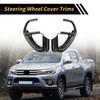 REPAIROCK 1 Set Steering Wheel Cover Trims for Toyota Tundra