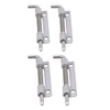 4x Stainless Steel Spring Loaded Latch Faster Locking Bolt Lock