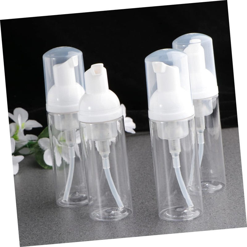 LABRIMP 4pcs Pet Foaming Bottle Bubble Maker Pump Bottles for