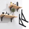 Pack of 8 Shelf Brackets, Heavy Duty Brackets, 90 Degree
