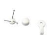 WAKI WF-145 Plaster Nail with Mini Hook, White