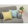 DDintex FLORET LONDON Cushion Cover Hello Sunshine Yellow 45x45cm [With