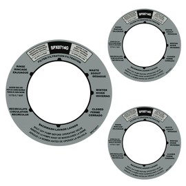 SPX0714G Multiport Valve Position Label Sticker For Hayward Sand Filter Label SP0714T SP0714 SP714, Replacement Hayward Pool Filter Sticker (3 Pack) ﻿