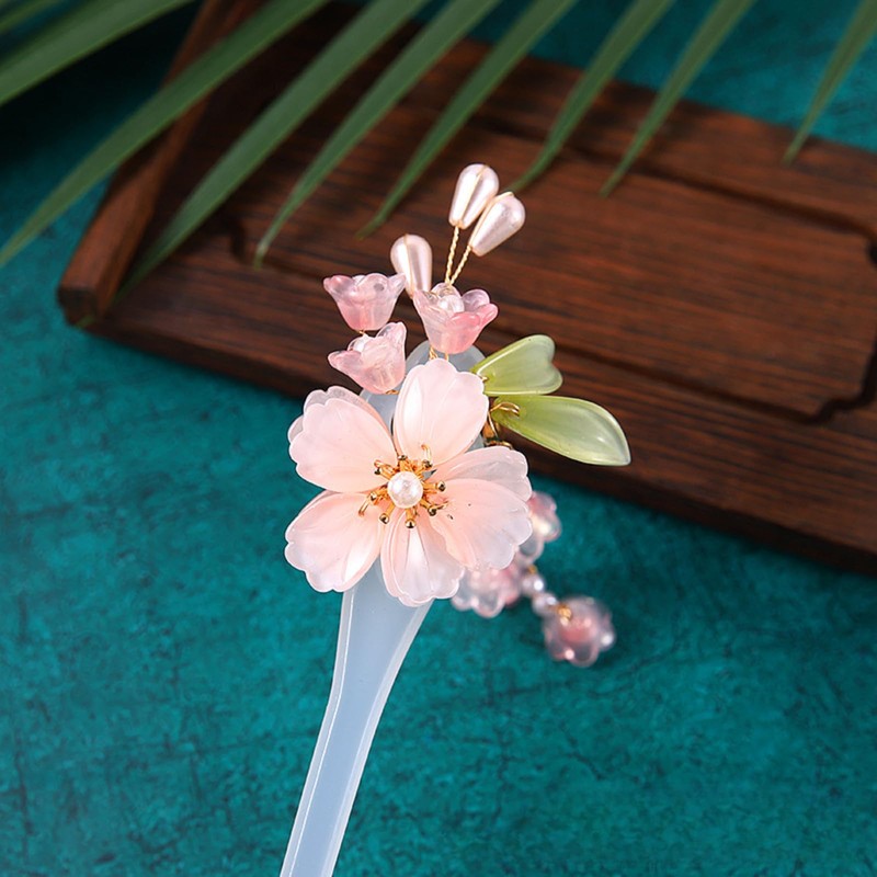 EZ PEACH Tortoise Shell Style Stick, Hair Stick, Single Hair