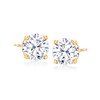 Ross-Simons Round CZ Stud Earrings in 18kt Gold