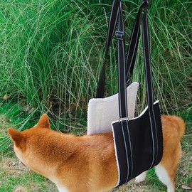 Ziyonix Dog Lifting Harness, Soft Sling Support and Rehab Harness Dog Rehabilitation Carrying Strap Large Dog Mobility Aids Support Sling for dogs Legs Support Rehabilitation (XL)