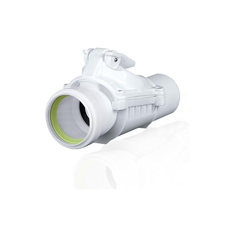Backflow Valve DN 50 mm White Grey Backflow Valve KG