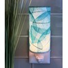 Eangee Home Design Cylinder Night Light Sea Blue Shade Made