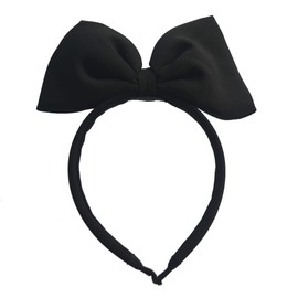 Bow Headband for Women Girls Hair Accessories for Girls Black Hairband Bowknot Hair Bands for Christmas Birthday Cosplay Accessories