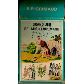 Editions DUSSERRE - Grand Lenormand - 54 Cards Oracle Deck - Cartomancy Divination - Spiritual Awakening - Grimaud - 10011449