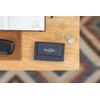 Gusti Omar Leather Wallet for Men and Women, Blue Leather,