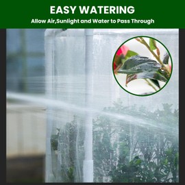 Garden Tailor PVC Pipe Garden Netting Cover : 30”L x 30”W x 44.5”H Garden Netting Pest Barrier - Fine Mesh Insect Bug Net for Aphids Birds Squirrels Protection - Patio Fruit Tree Blueberry Vegetable