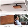 Yuoyar 2Pcs Wood Car Scents Air Freshener Visor Clips Diffuser