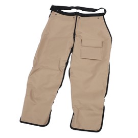 Chainsaw Pants Chaps High Density Protective Trimmer Safety Trousers 60‑125cm Waist Chainsaw Safety Gear Khaki