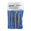 Westward 2RUR7 Screw Extractor Set, 1/8 to 3/4, 5 Pcs