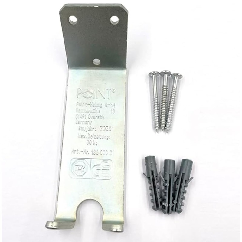 POINT Bicycle Wall Mount (Pedal Mount) with Material Pack of