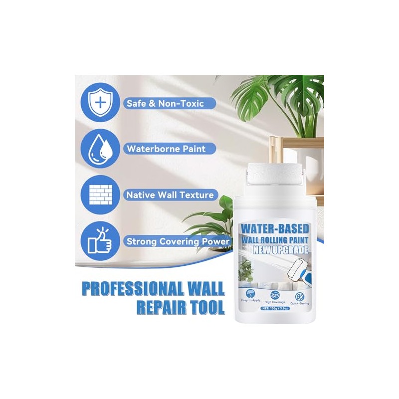 White Paint, White Paint for Wall Touch Up, Interior White