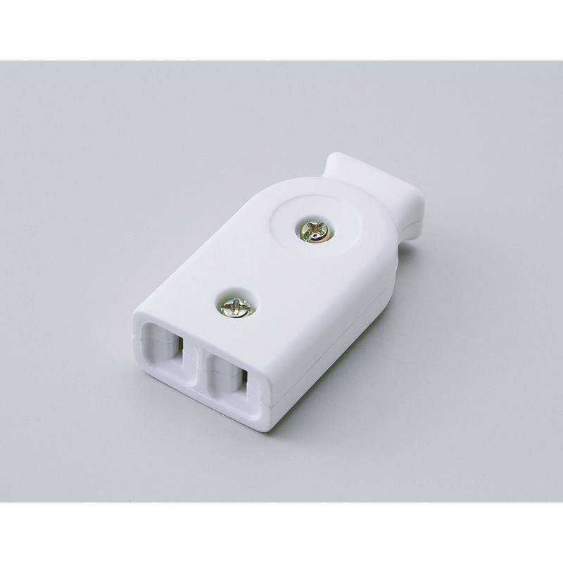 ELPA Flat Body Wiring Outlet 125V 15A White A-23H(W)