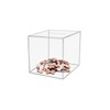 3.94”× 3.94”× 3.94” Clear Acrylic Money Box Smash Money Saving