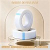 20pc Mini Extensión Pestañas Cinta Médica Blanca Blanco 450 125