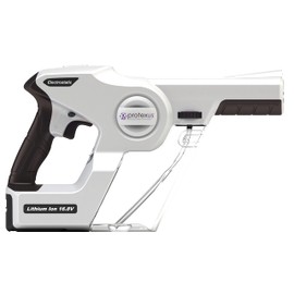 EvaClean Protexus PX200 Handheld Electrostatic Sprayer - 360 Cordless Coverage, 4hr Rechargeable 16.8v Battery - 34oz Easy Fill Tank, Covering 2800 Sq Ft, 60 Micron Nozzle