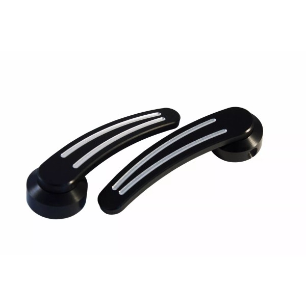 All American Billet Door Handle - Ball Milled - Silverline