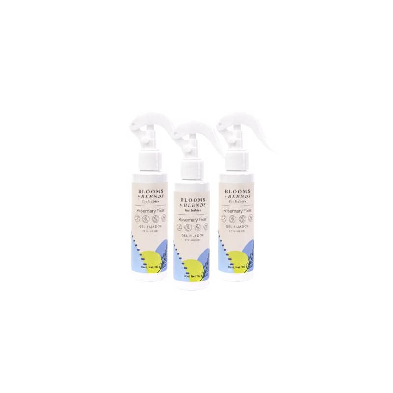 Blooms and Blends for Babies, Rosemary Fixer Gel Fijador, 3